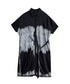 Blurred Print Dress